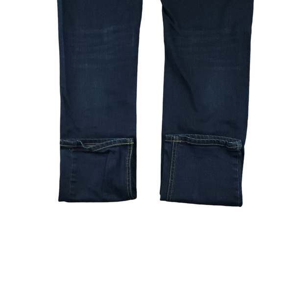 American Tall Jeans 34x36 Mens Carman Tapered Fit Low Rise Stretch Onyx Blue - Picture 8 of 12